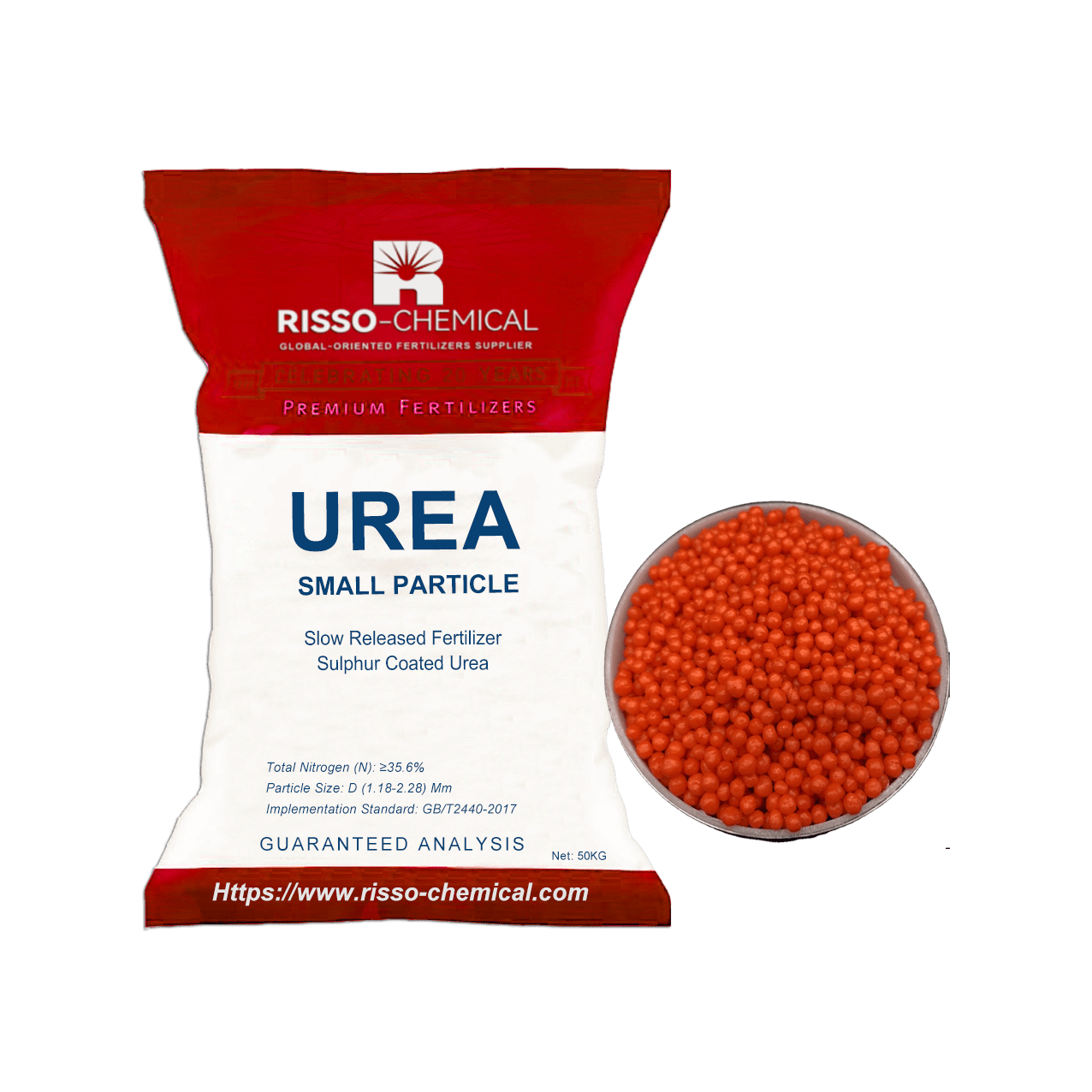 Slow Released Fertilizer Sulphur Coated Urea