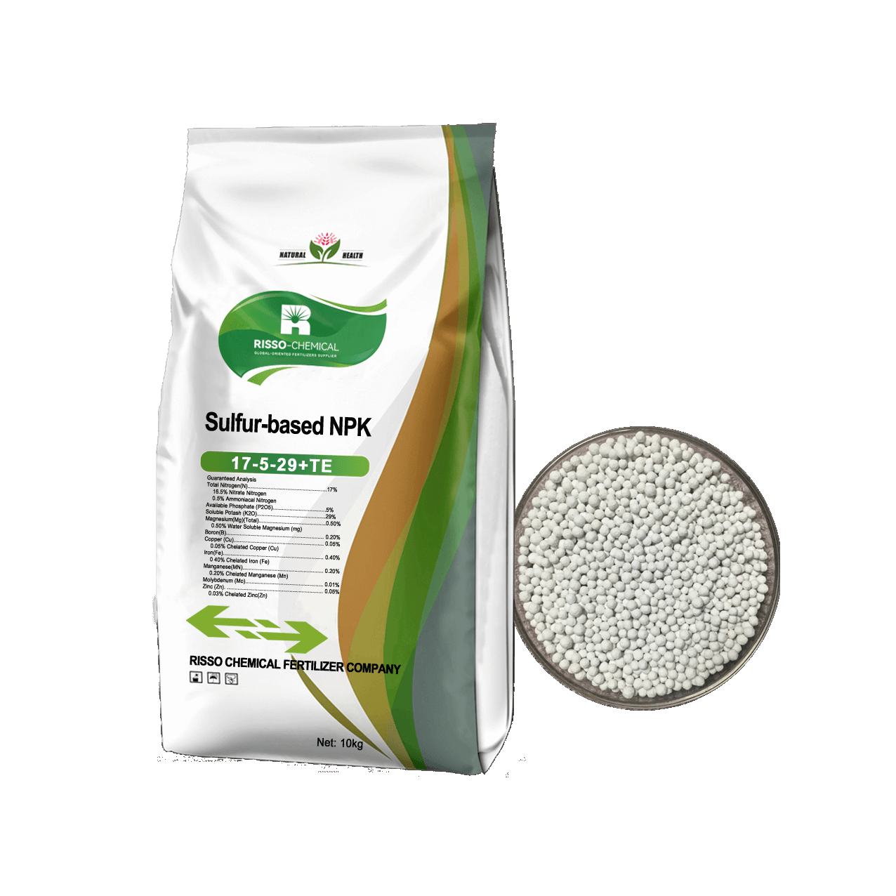 Premium NPK Compound Fertilizers for Healthy Crop Growth Risso