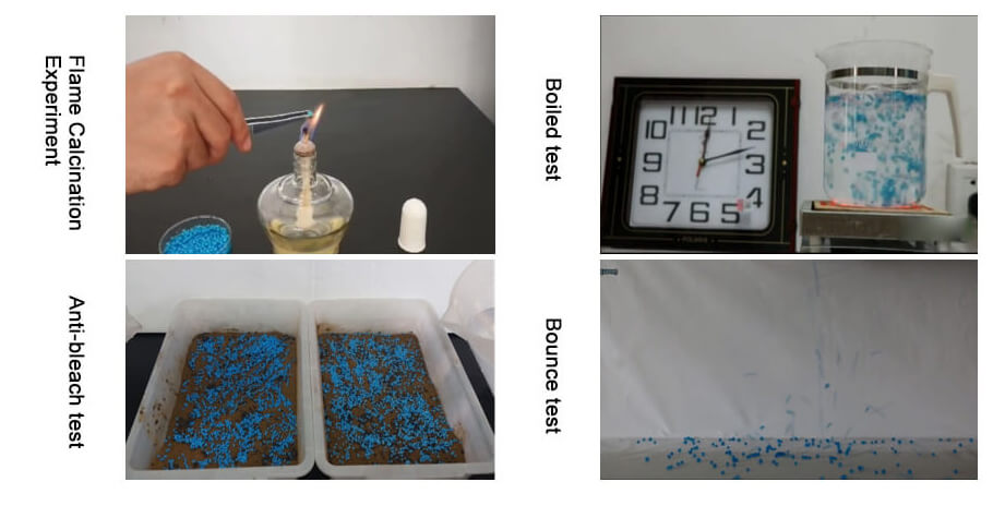 Blue Film Controlled Release Fertilizer Demonstration Experiment