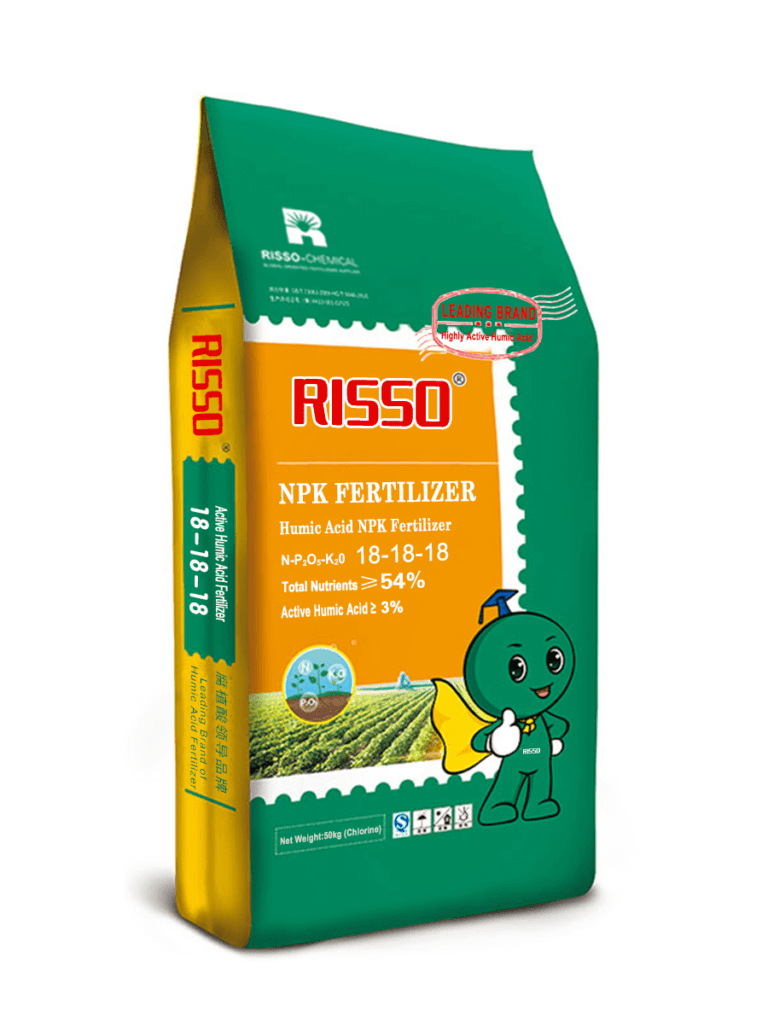 Risso's 18-18-18 Humic Acid NPK Chlorine-based Fertilizer