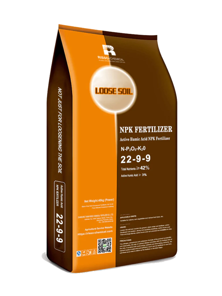 Pupuk NPK Asam Humat Berbasis Sulfur Risso 22-9-9