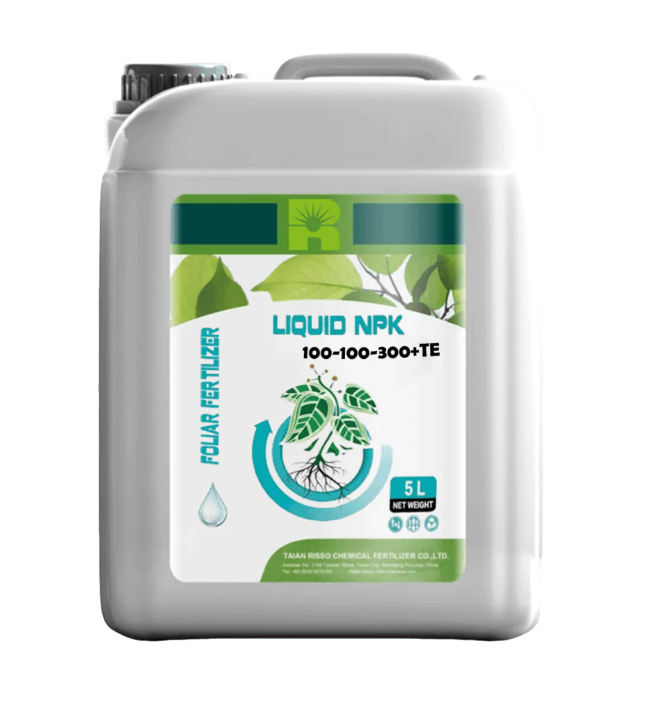 Engrais foliaire liquide NPK Risso 5 l