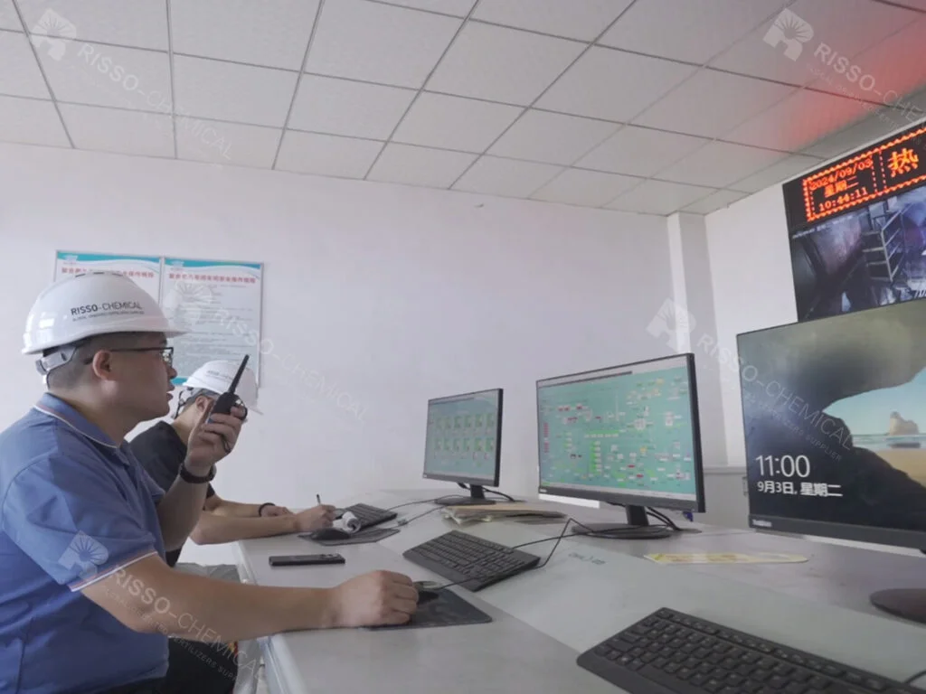 リッソ肥料中央制御室