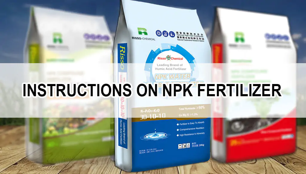 Petunjuk Penggunaan Pupuk NPK