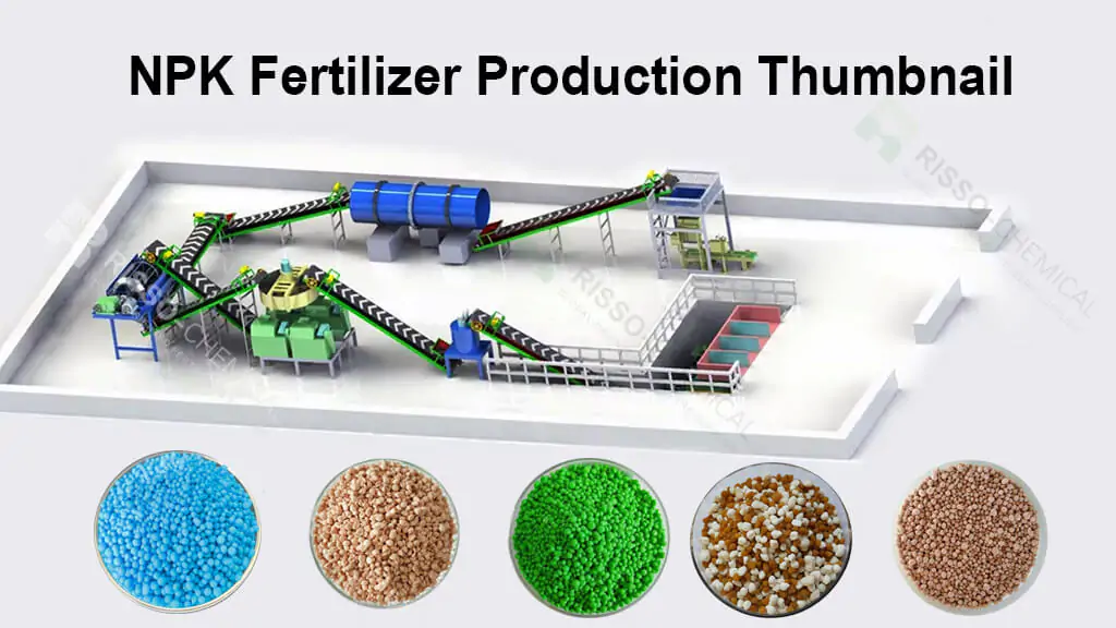 Miniatura de producción de fertilizantes NPK