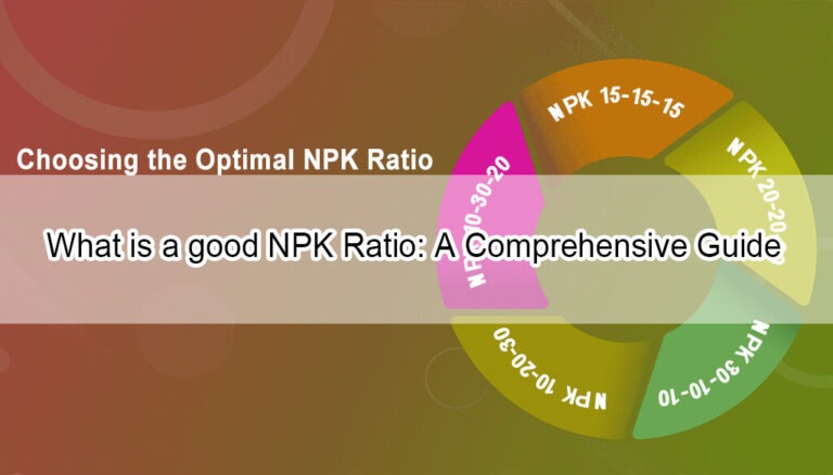 What is a good NPK ratio: A Comprehensive Guide