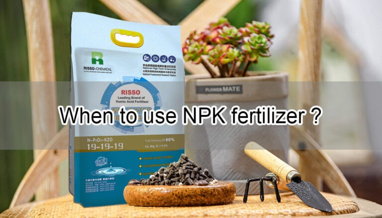 When to Use NPK Fertilizer: A Comprehensive Guide