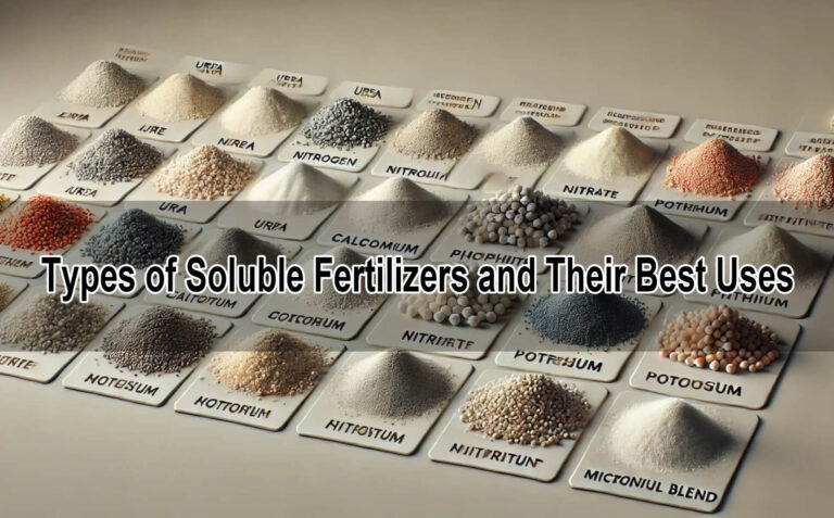 Types of Soluble Fertilizers and Their Best Uses