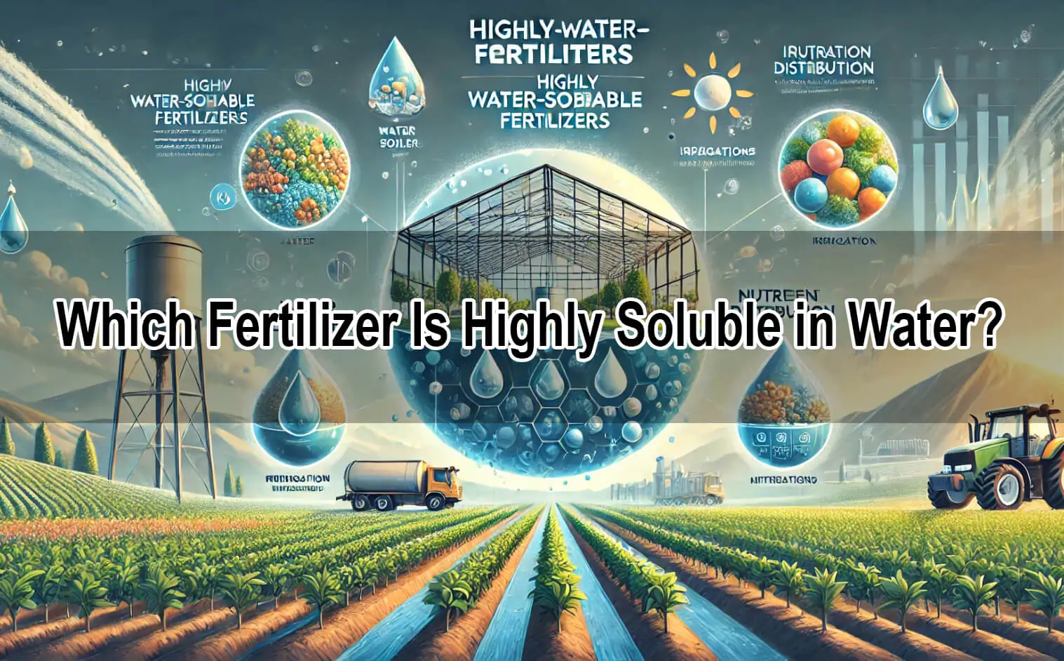 Risso's Qual fertilizante é altamente solúvel em água