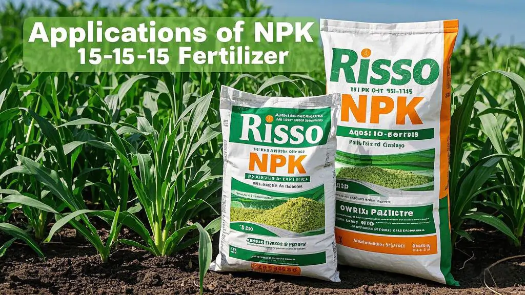 Aplicaciones del fertilizante NPK 15-15-15