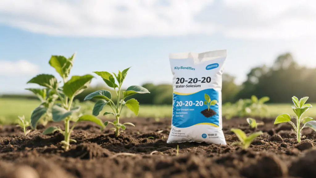 Ventajas del fertilizante soluble en agua 20-20-20