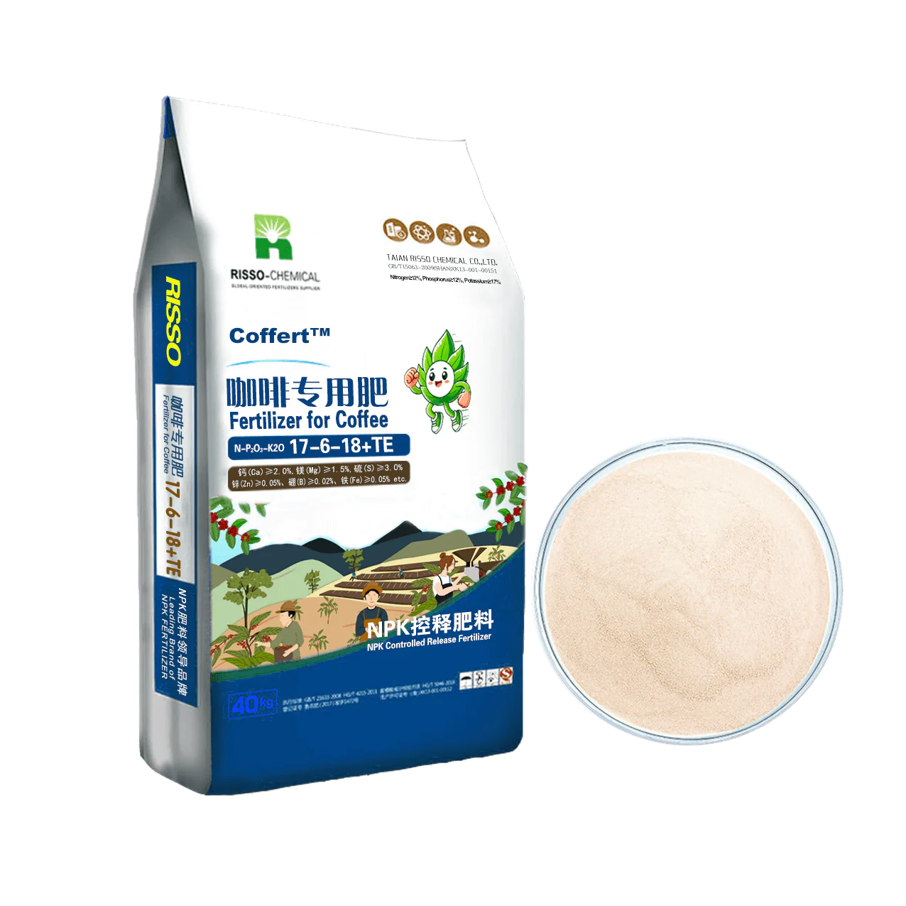 ជីកាហ្វេ Coffert™ 17-6-18+TE