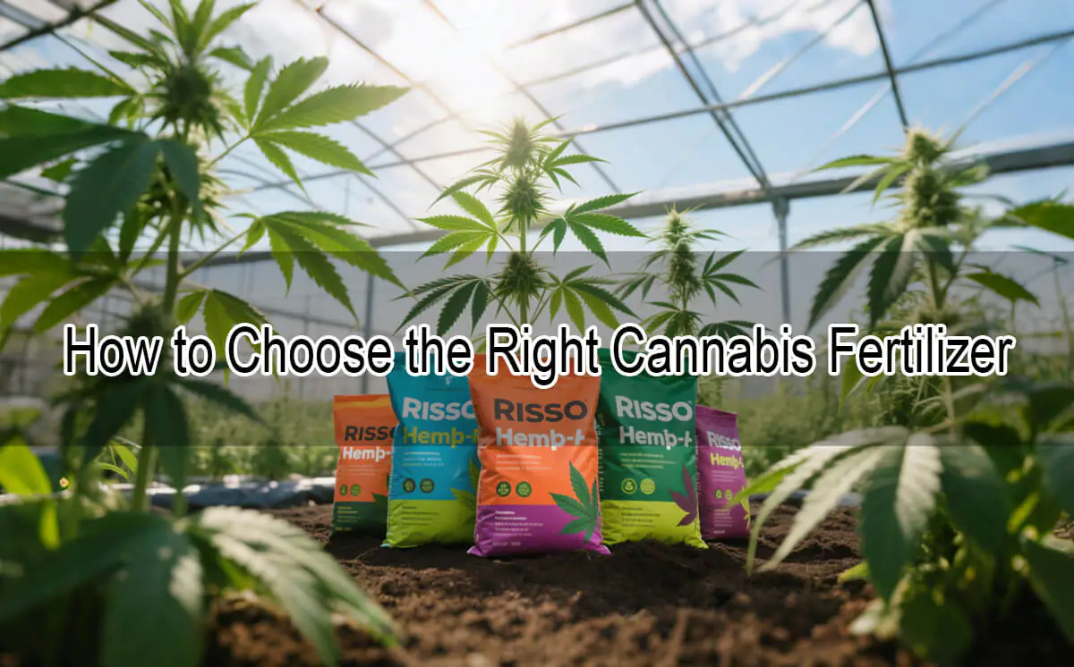 Elige fertilizante de cannabis