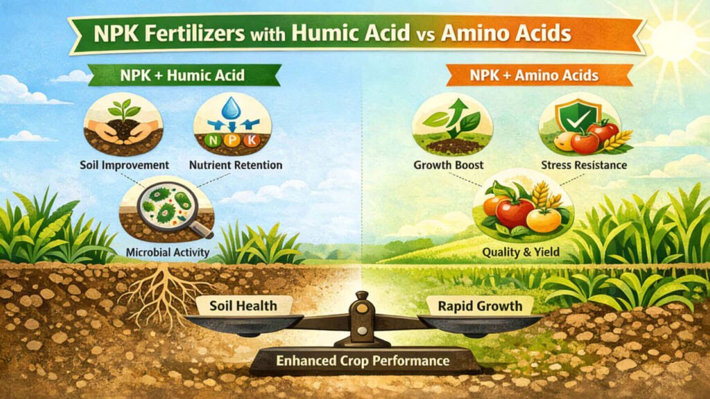 Humic Acid vs Amino Acid NPK Fertilizers