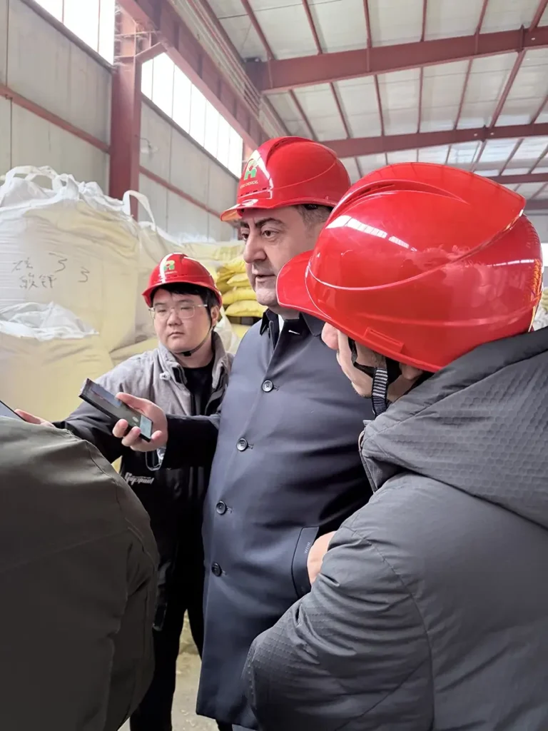 NPK fertilizer production line at Risso Fertilizer factory