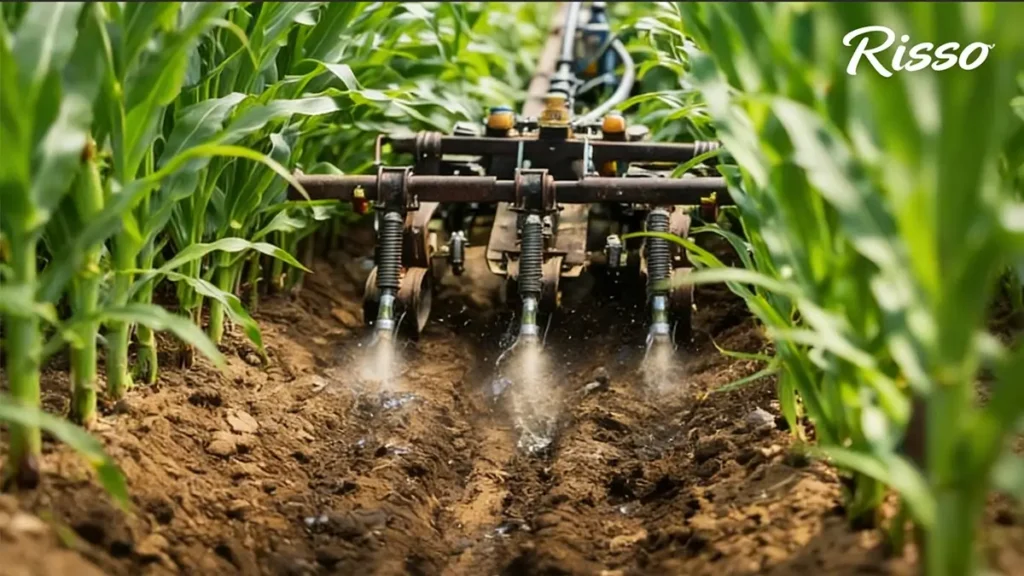 Side-Dress Application of UAN 32 Fertilizer in Corn