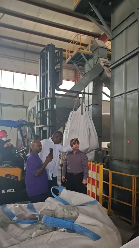 International Client Visit to Risso-Chem Fertilizer Production Line