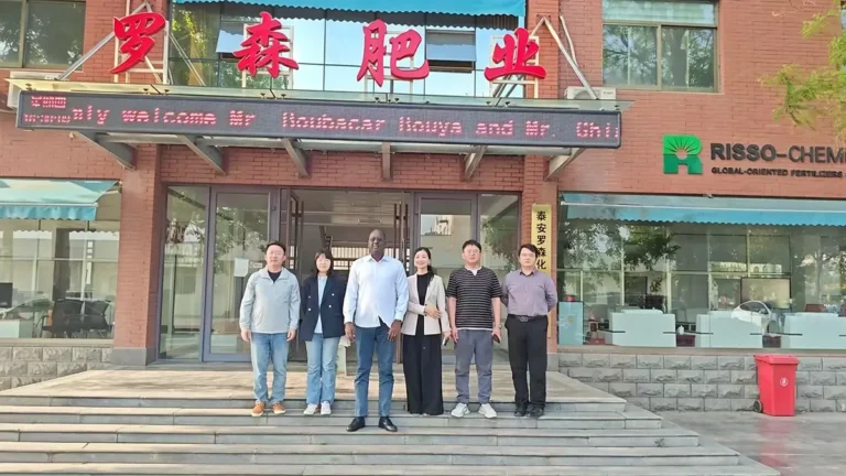 Risso-Chem Team & Overseas Partner at Office Building