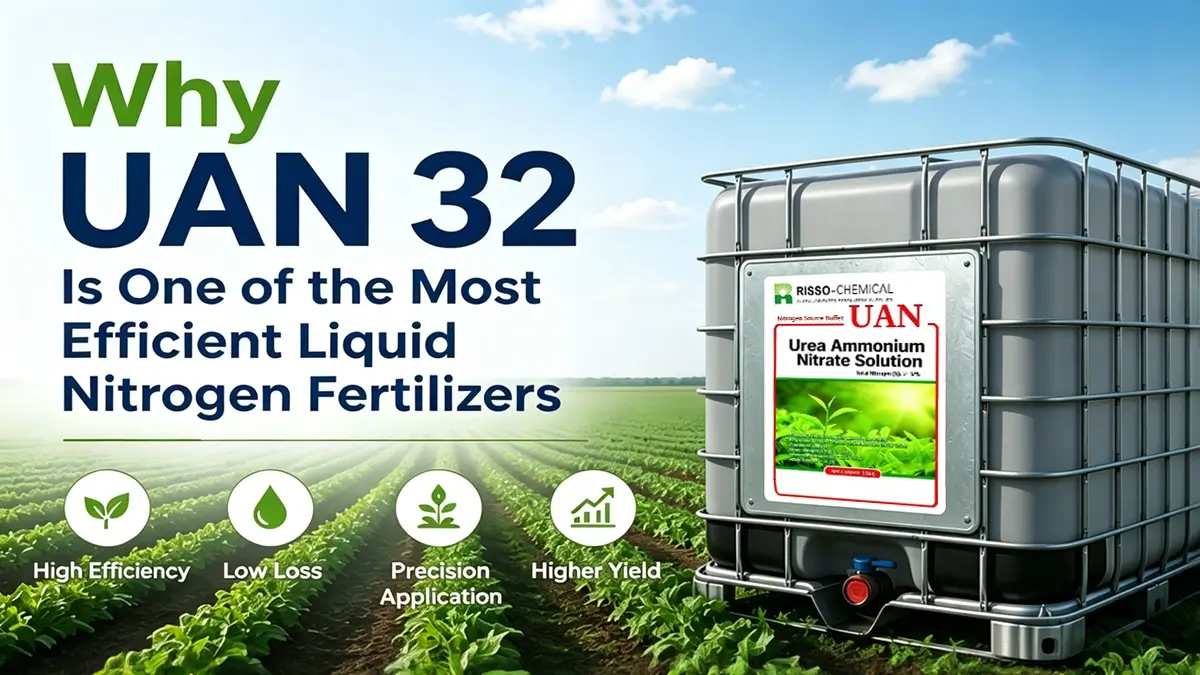 Pourquoi l'UAN 32 est l'un des engrais azotés liquides les plus efficaces