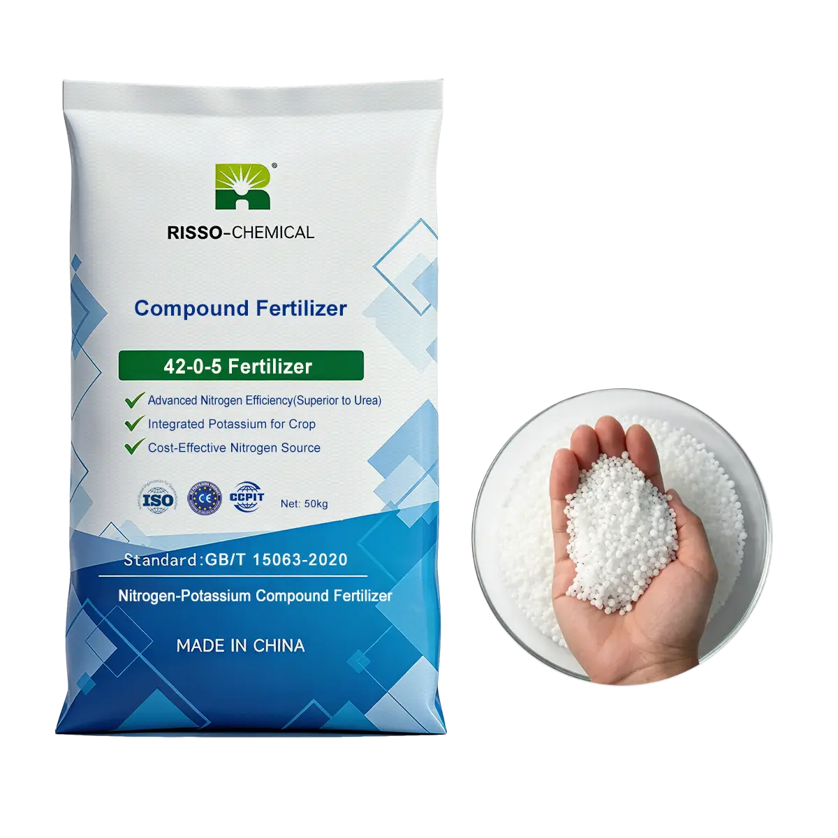 NK 42-0-5 Granulatdnger | Harnstoffalternative NPK | Risso