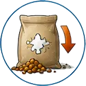 Reduced Fertilizer Waste icon