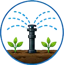Sprinkler Irrigation icon