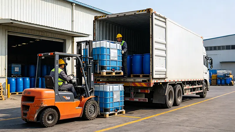 liquid‑uan‑fertilizer‑warehouse‑pallet‑pre‑loading‑preparation