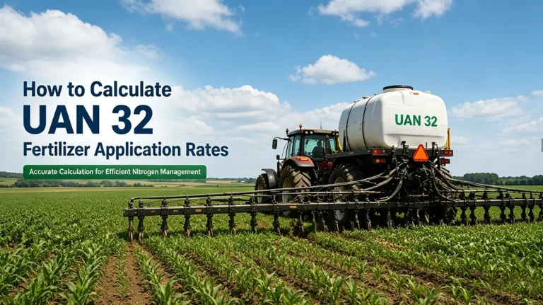 UAN 32 fertilizer application rate calculation for accurate liquid nitrogen management in modern agriculture