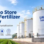 UAN fertilizer storage and crystallization prevention