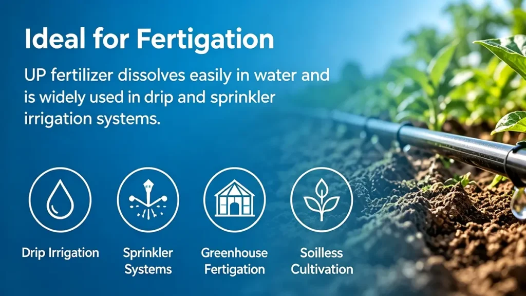 UP 17-44-0 fertilizer used for fertigation and drip irrigation