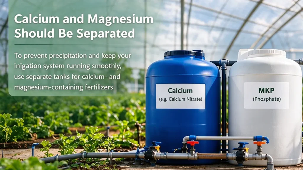 Calcium and Magnesium should be separated