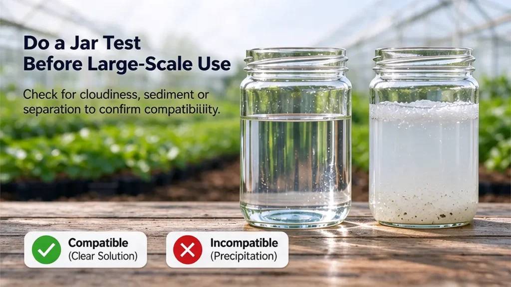 Do a Jar Test Before Large-scal use